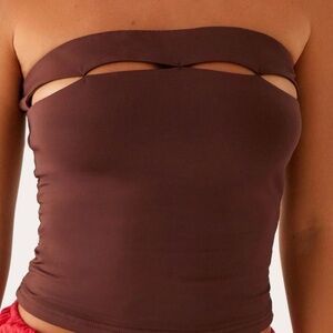 Peppermayo Brown Strapless Top New With Tags Size 14